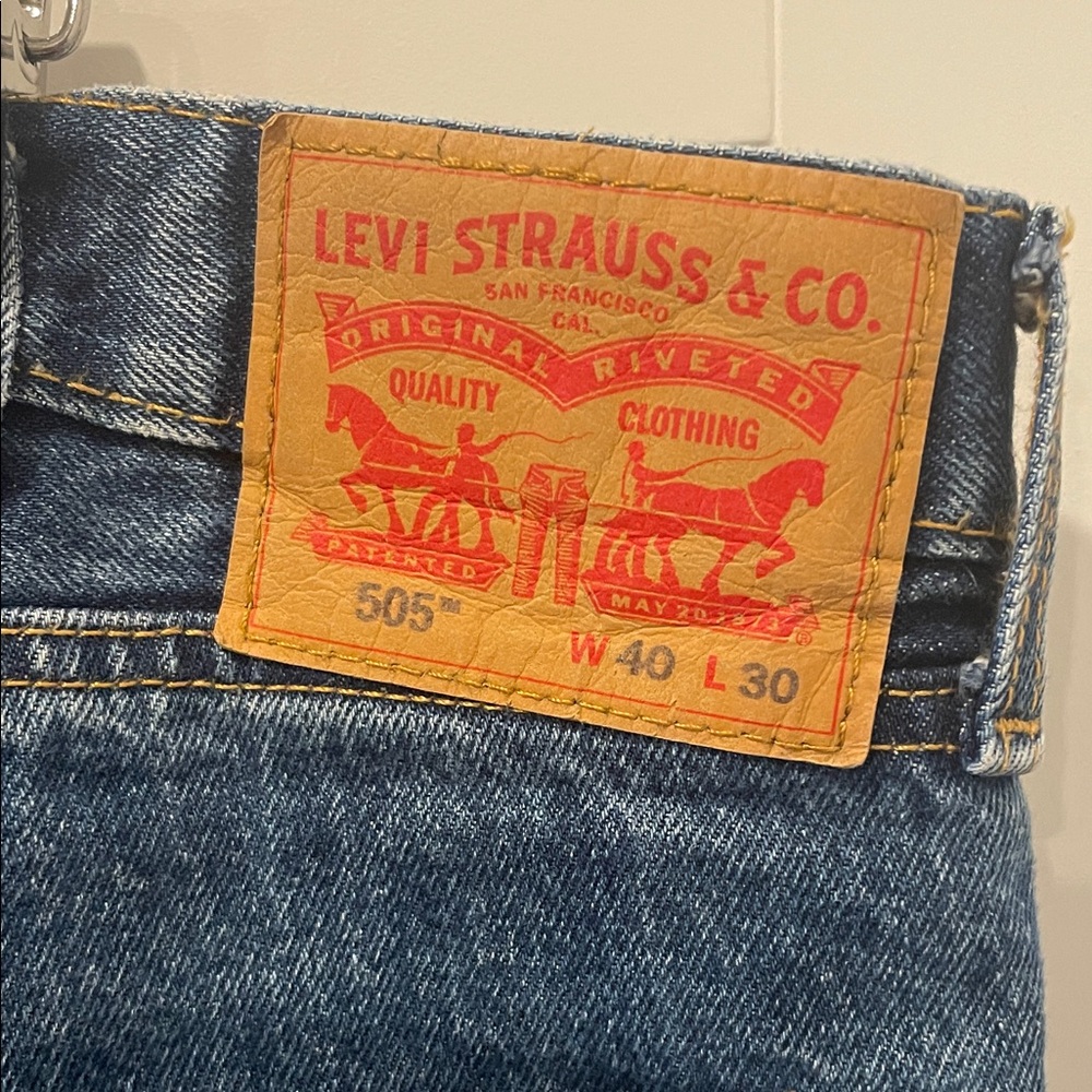 Levi's Classic Straight Blue Jeans